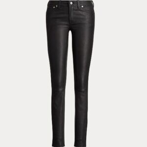 NEW Ralph Lauren Leather 5-Pocket
Pant sz 4